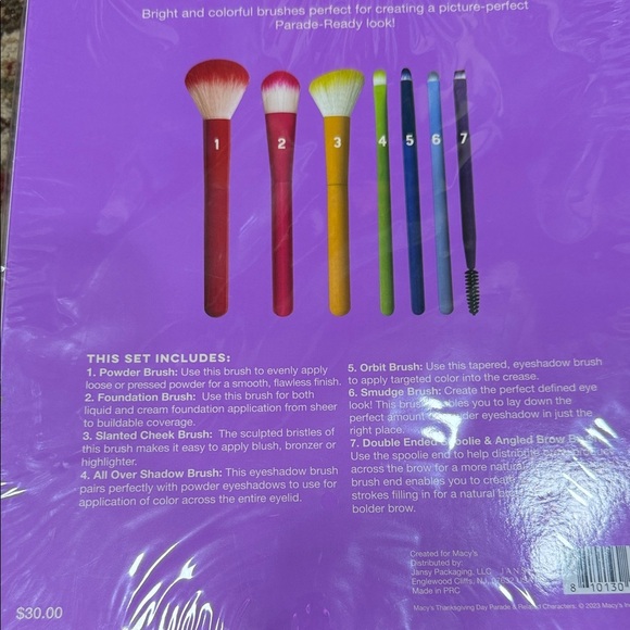 Macy's Colorful Brush Set - Picture 6 of 9